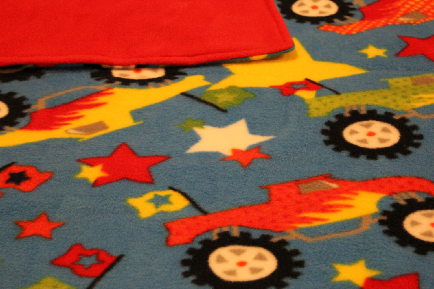 Lil Monster Truck Fleece Blanket