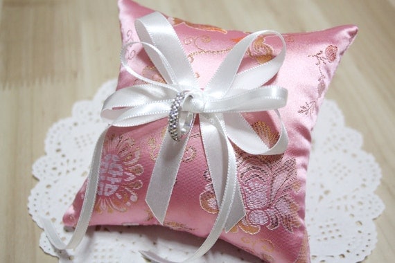 Korea traditional fabric wedding ring pillowring cushion