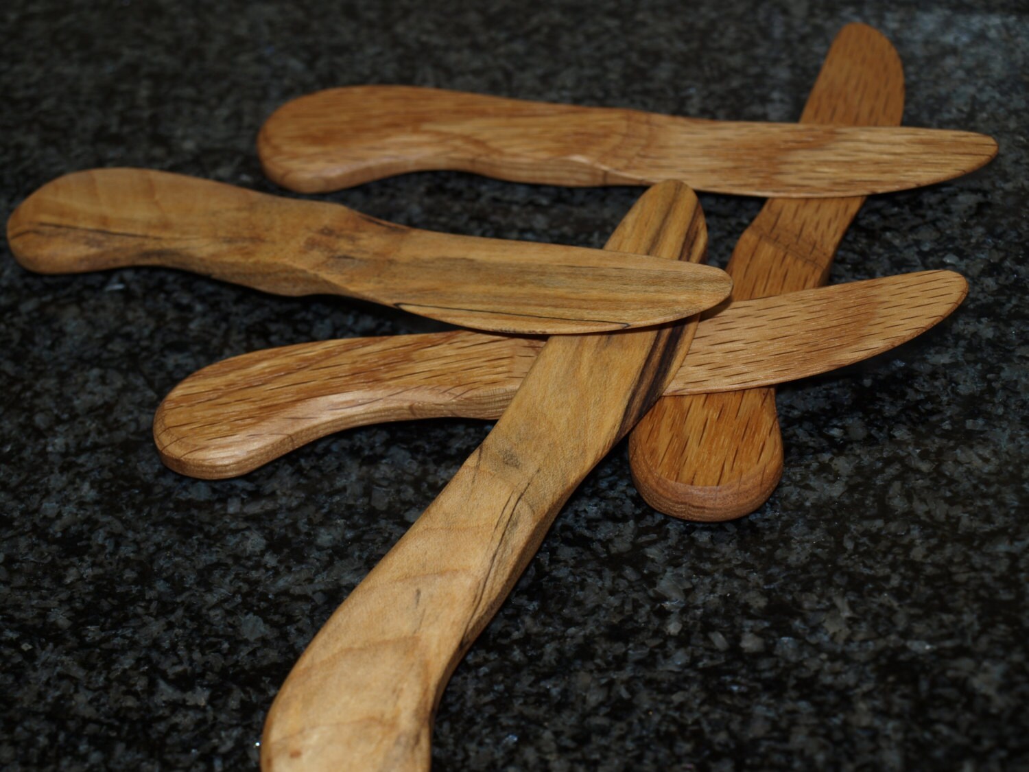 Handmade Wooden Butter Knife Hardwood Cheese Knife Red Oak