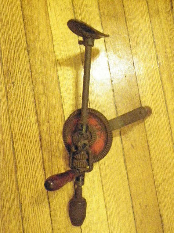 Vintage Hand Crank Breast Brace Auger by TheVictorianEmporium