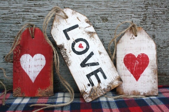 FREE SHIP Love Heart Valentine s Day Decor Rustic