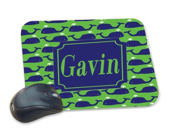 ... personalized mousepad, fabric mousepad, gift under 15 dollars, mouse