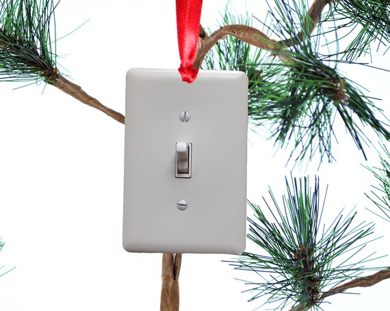 light switch funny christmas tree ornament light switch funny christmas tree ornament