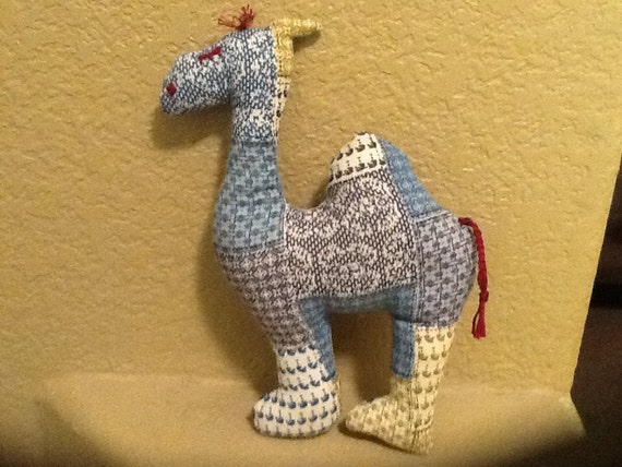 Stuffed toy camel made from 1964 vintage pattern. Fabric ...