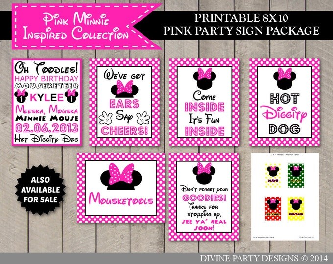 15 Off Coupon On Sale Instant Download Hot Pink Mouse Printable