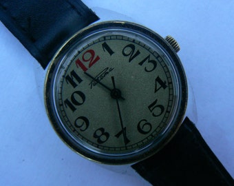 Rare Wostok Military Russian Men's watch USSR by OldswissTime
