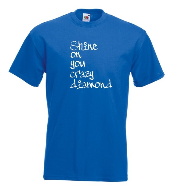 pink floyd shine on you crazy diamond t shirt