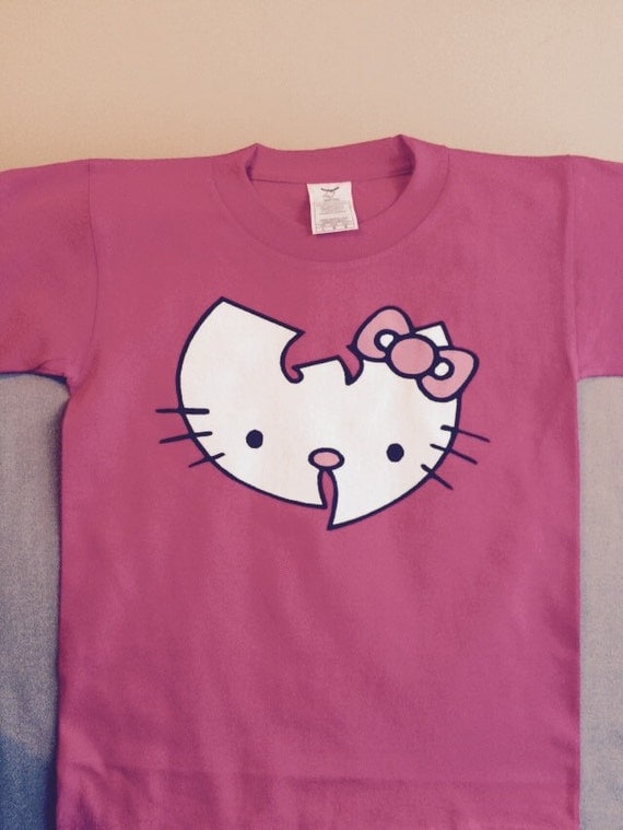 Hello Kitty Wu Tang Tee by TaggedApparelDesigns on Etsy