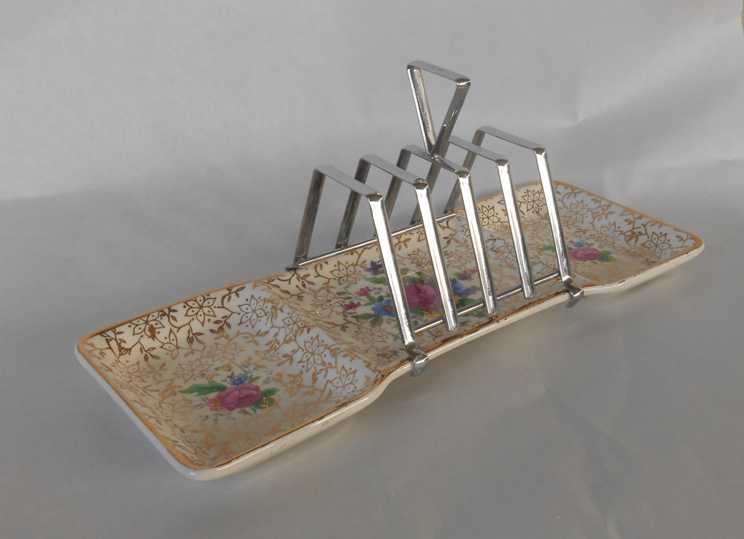 Vintage Toast Rack with Jelly Dish Midwinter Stylecraft