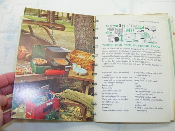 1961 Betty Crocker's Outdoor Cookbook Vintage Betty