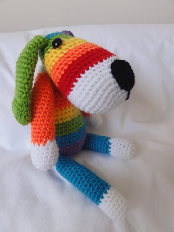 Milo ... Rainbow Puppy Dog Childrens Toy Present Gift