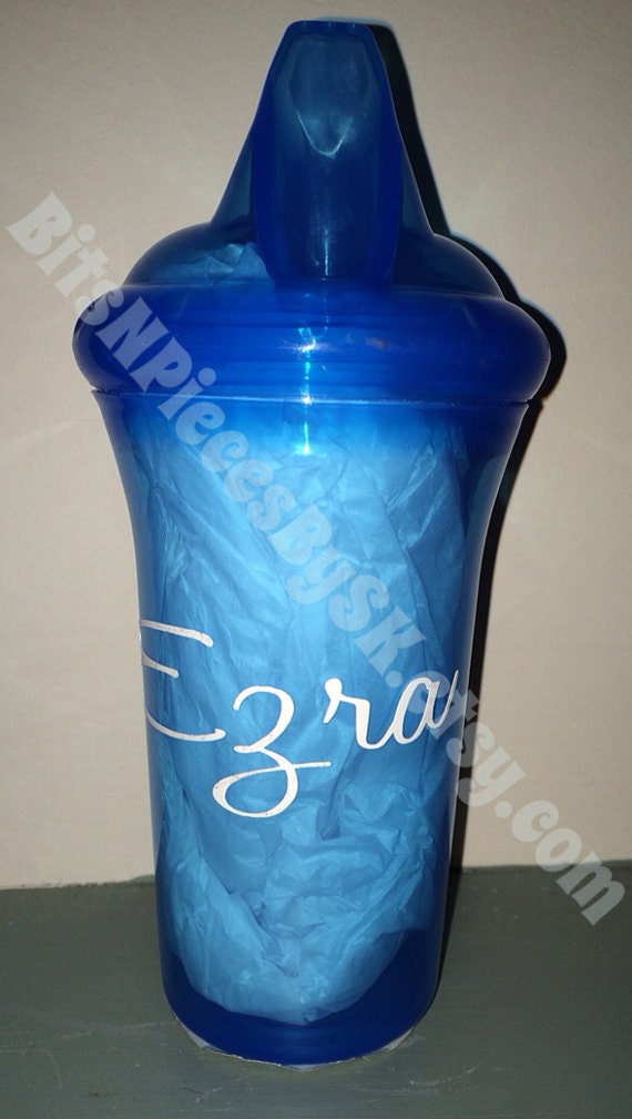 Ring Bearer Gift Personalized Sippy Cup / Wedding Party Gift