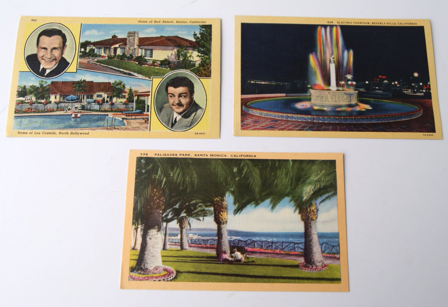 Vintage Southern California Postcards Unused Postcards Set