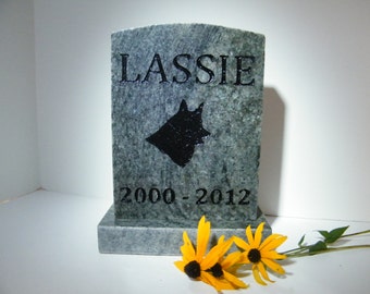 Pet Memorial Stone, Granite Pet Marker, Engraved Stone Pet Grave Marker