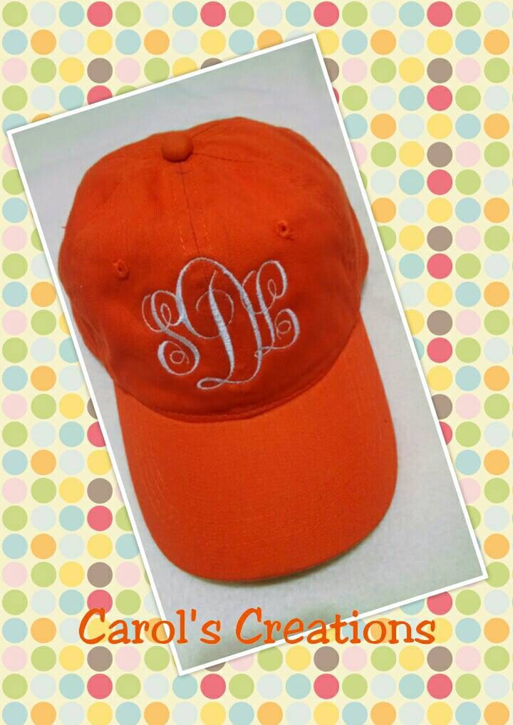 Ladies Monogrammed Baseball Cap