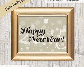 Popular items for happy new year sign on Etsy