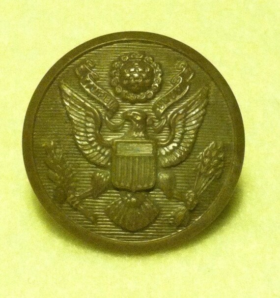WWII US ARMY Button Hat/Lapel Pin