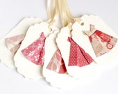Origami Dresses - Gift Wrap - Little Dresses - Gift Tags - Birthday Gift - Birthday Tag