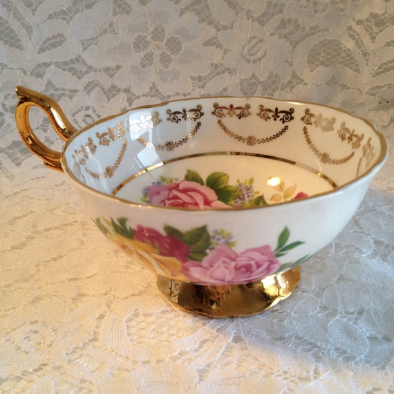 China, saucer 1950's and Bone Beautiful  teacup Tea vintage Cup, Regency beautiful' China hello  Replacement