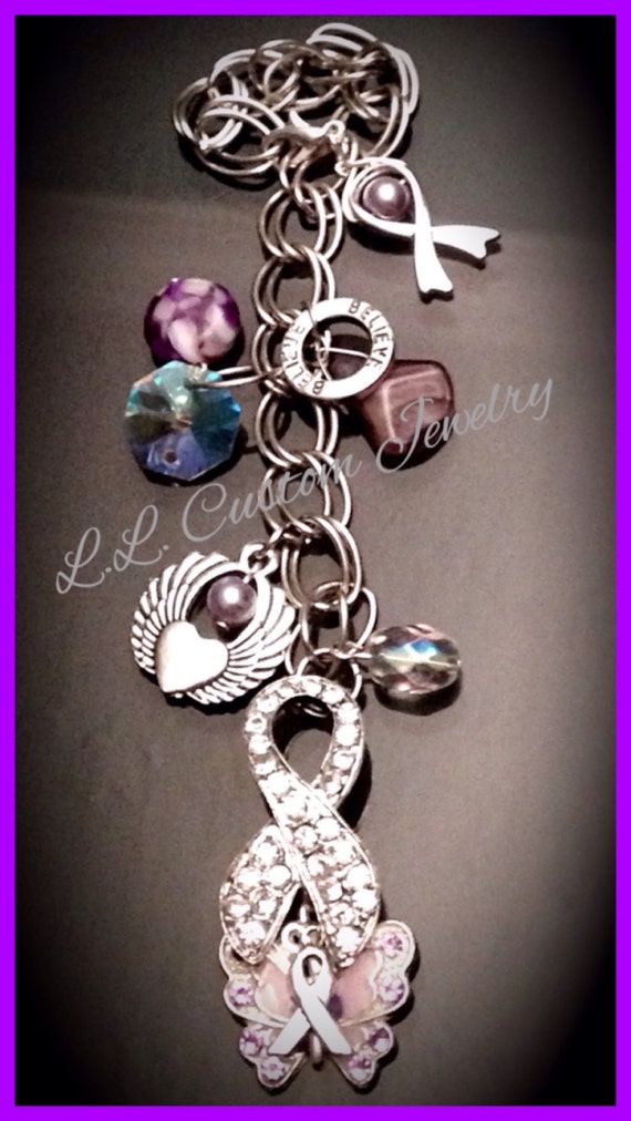 Fibromyalgia and Invisible Diseases Awareness by LLCustomJewelry