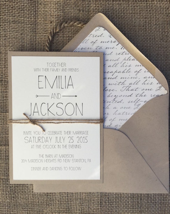 Simple Wedding Invitation Designs 7