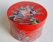 Red Trinket Box - Art Trinket Box - Funky Trinket Box - Red Jewelry Box - OOAK Trinket Box - Red Keepsake Box - Folk Art Box - BeatriceM Red Trinket Box - Art Trinket Box - Funky Trinket Box - Red Jewelry Box - OOAK Trinket Box - Red Keepsake Box - Folk Art Box - BeatriceM
