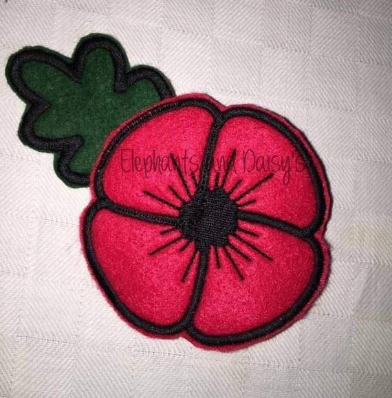 Download Poppy Embroidery Design file.