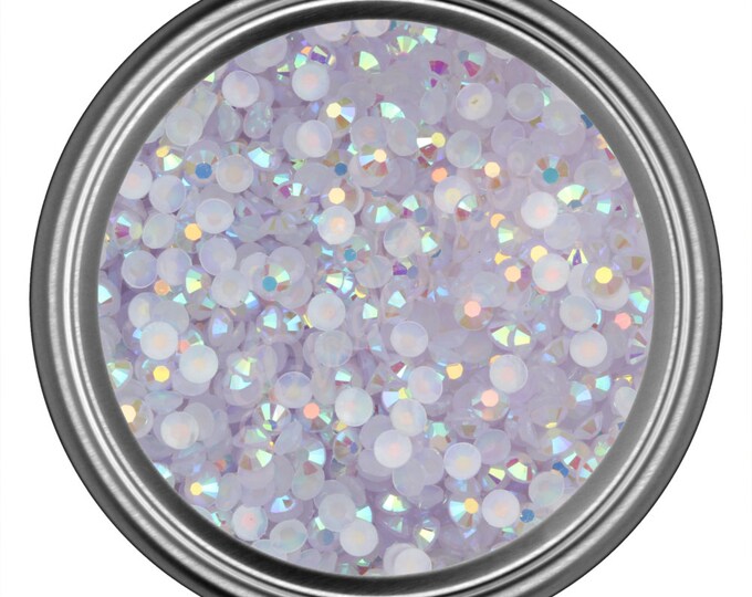 AB Purple Rhinestone Acrylic Resin 2mm 3mm 4mm 5mm 6mm nail art decoration diy