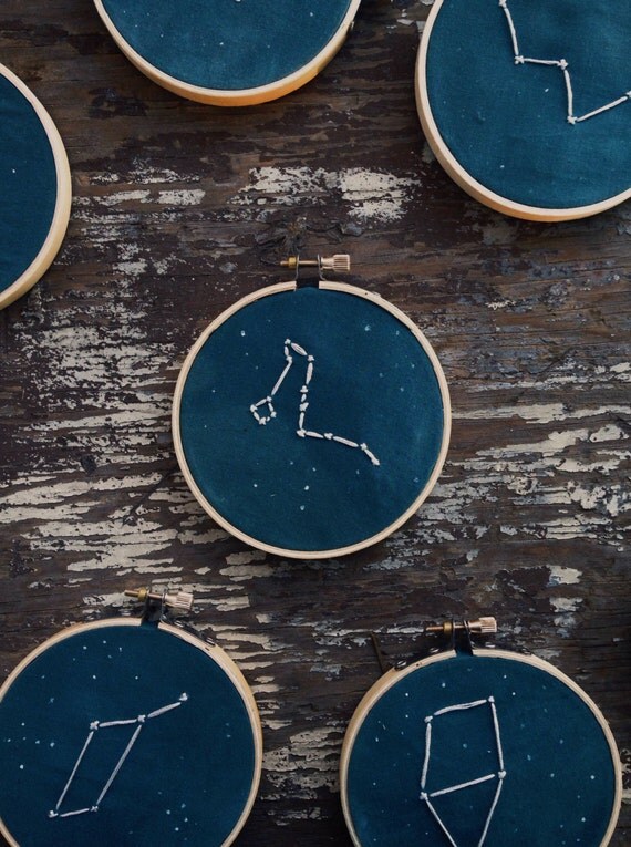 Constellation Embroidery - Draco