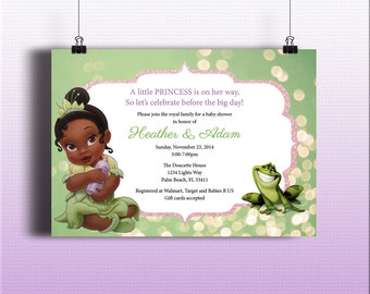 ... Frog Tiana DIY Printable Birthday Party Baby Girl Shower Toddler