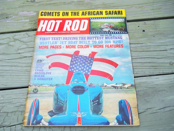 Hot Rod Magazine 1964 - The Complete Year 12 Issues - Great For Restorations Hot Rod Magazine 1964 - The Complete Year 12 Issues - Great For Restorations