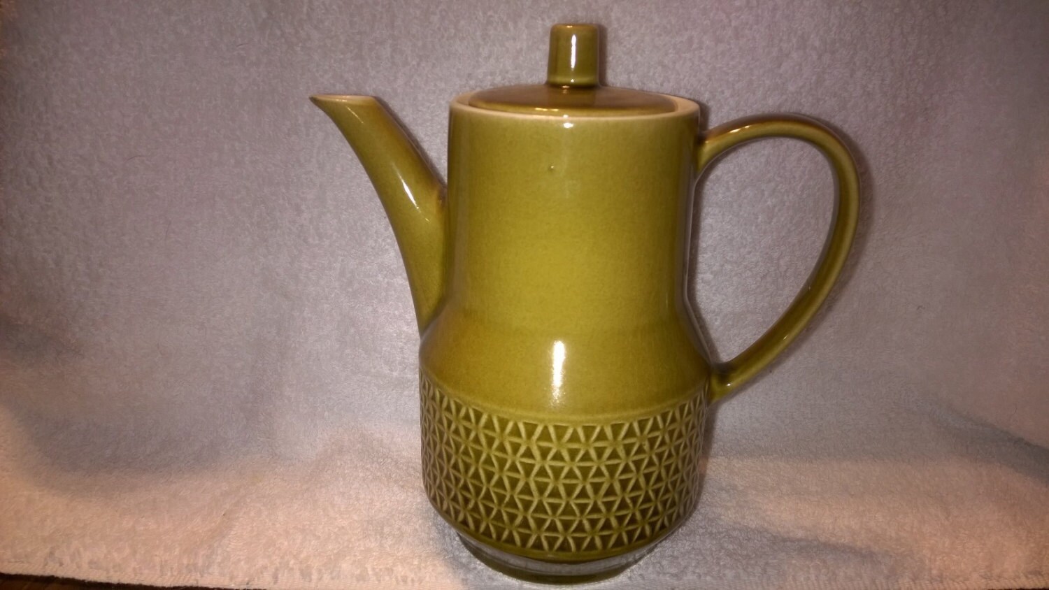 Vintage Green Ceramic Teapot Haute Juice