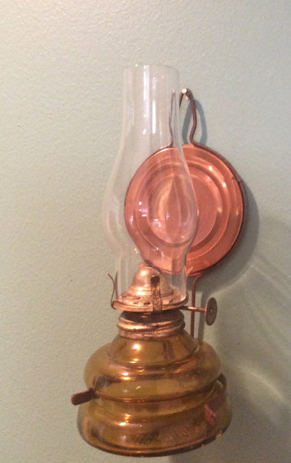 Vintage Lamp Sailboat Brand Oil Lamp Made In Hong Kong