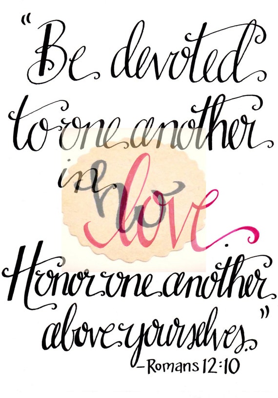 Be Devoted to One Another in LOVE PINK Edition by HandwrittenWord