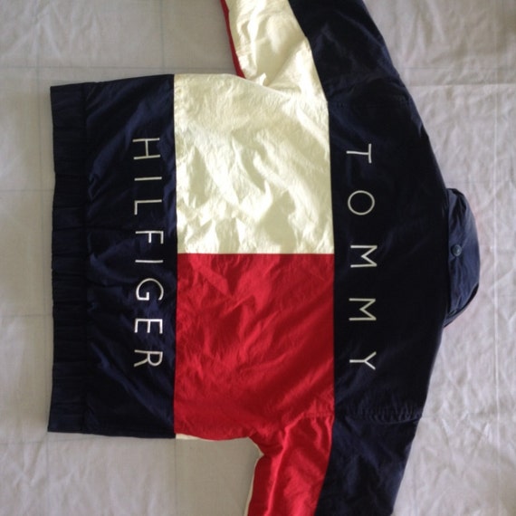 Vintage Tommy Hilfiger TH Jacket Sweater by AttarHeaven on Etsy