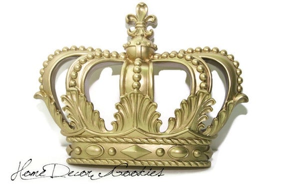 Gold Crown Wall Decor