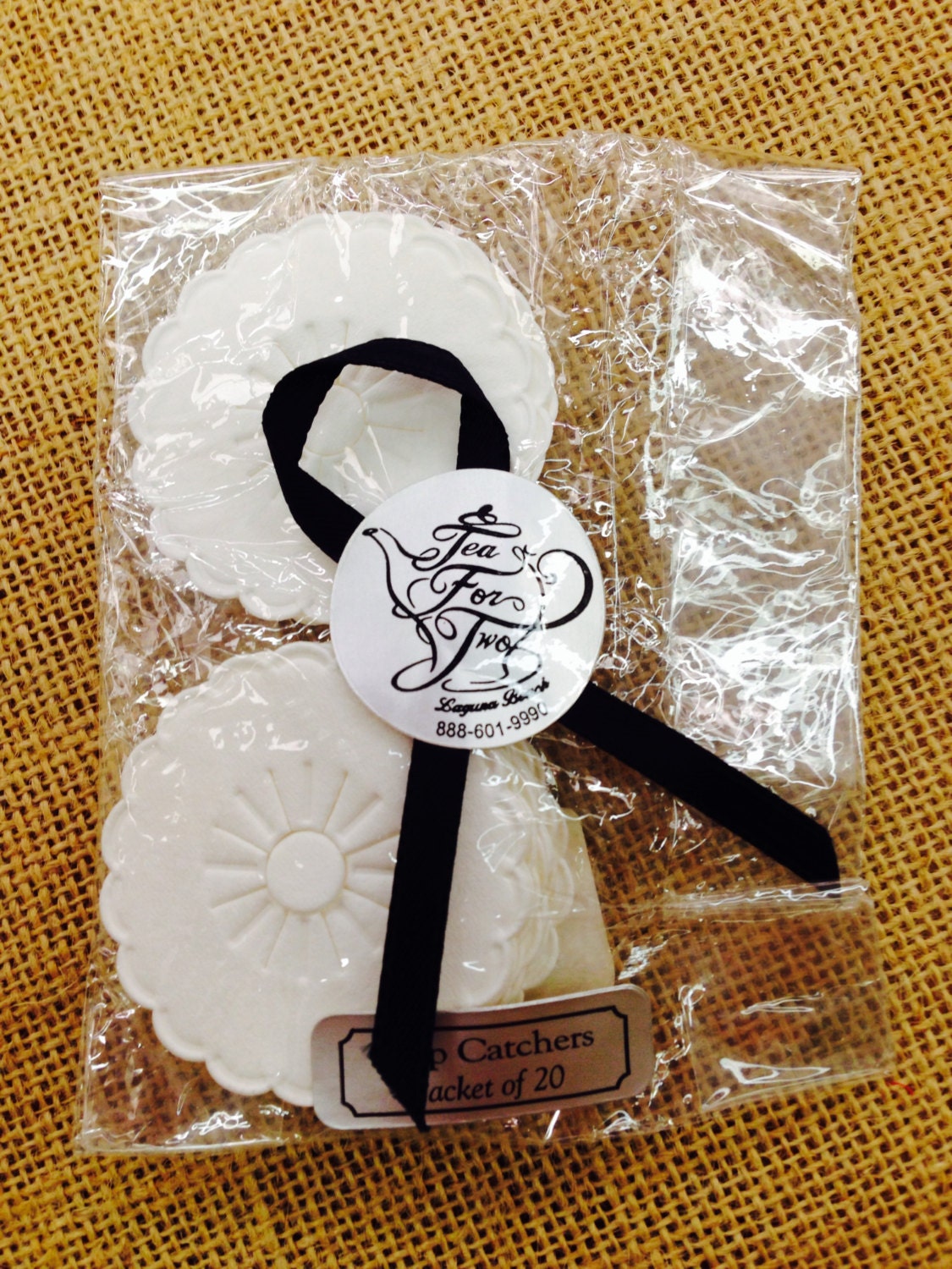 Tea pot Drip Catchers Package of 20 Tea Accessory Haute Juice