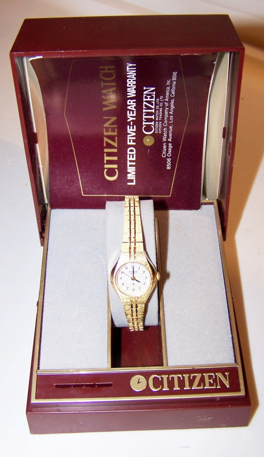 vintage ladies citizen quartz watch