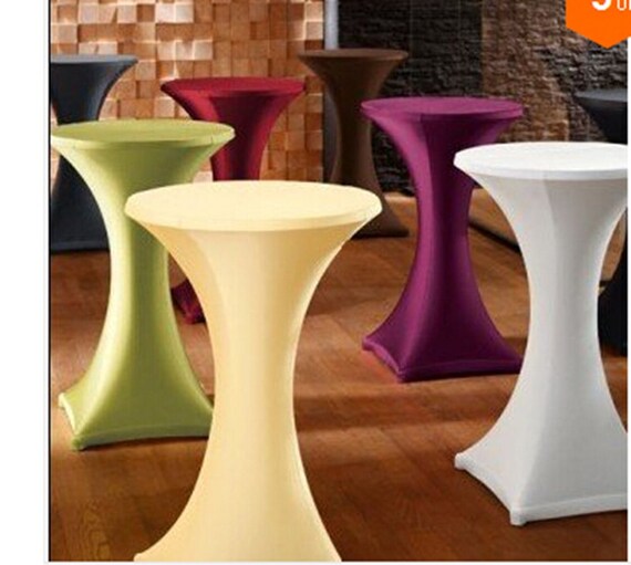 Lycra Dry Bar Cover Cocktail Table Lycra Cover Weddings