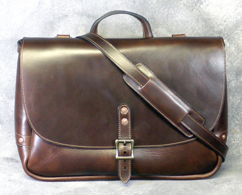 horween leather messenger bag