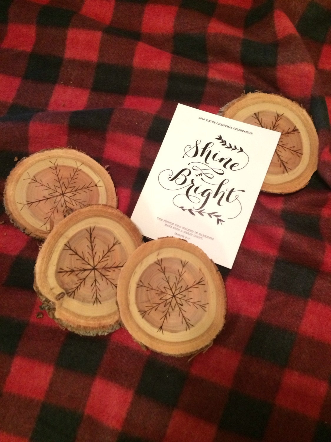 Snowflake Coasters