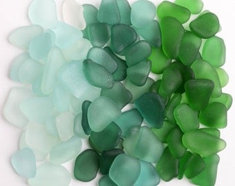 Genuine Sea Glass Mix / 90 pieces / Italian Beach Glass for Jewelry and Mosaic / Natural Sea Glass Supplies for Beach Wedding (sg-0090-1)