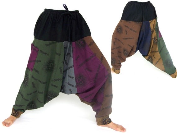Hmong pants Aladdin pants Harem pants Bloomers by SiamroseOriginal