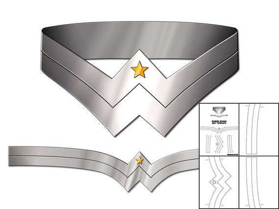 Template for Wonder Woman Utility Belt