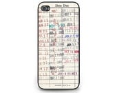 Library Card Phone Case iPhone 6 Vintage Library Due Date Card iPhone 5c Case Book Lover Reader Gift Idea - iPhone 4s LIbrary Book