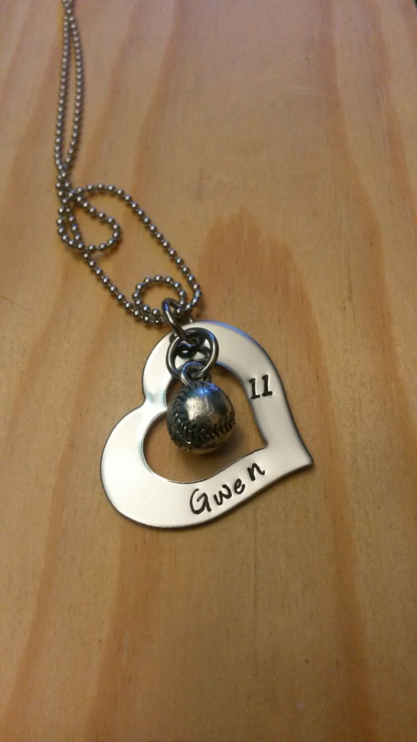 Hand Stamped Necklace Personalized Necklace By BlackWolfDesigns21