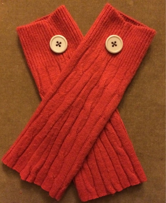 Items similar to Burnt orange leg warmer set on Etsy