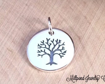 Tree of Life Pendant, Tree of Life Charm, Family Tree Pendant, Family Tree Charm, Sterling Silver Tree of Life, Small, PS0193