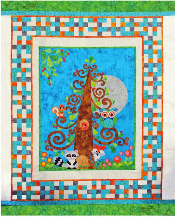 NIGHT OWL PreCut and PreFused Applique by PreCutAppliqueKits