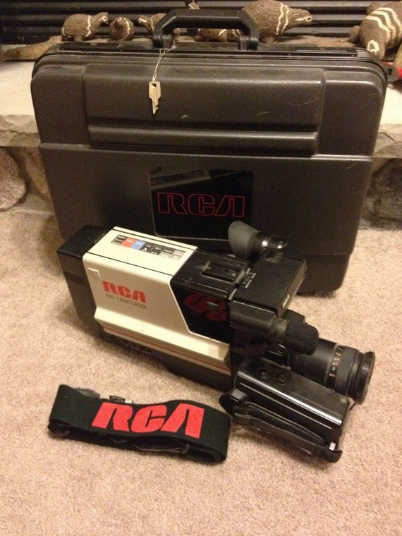 Vintage RCA VHS Camcorder w/Case & Accessories by RetroToysAndMore